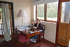 Libby reading in Kanimbla valley