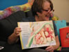 Libby reading Cuddletime